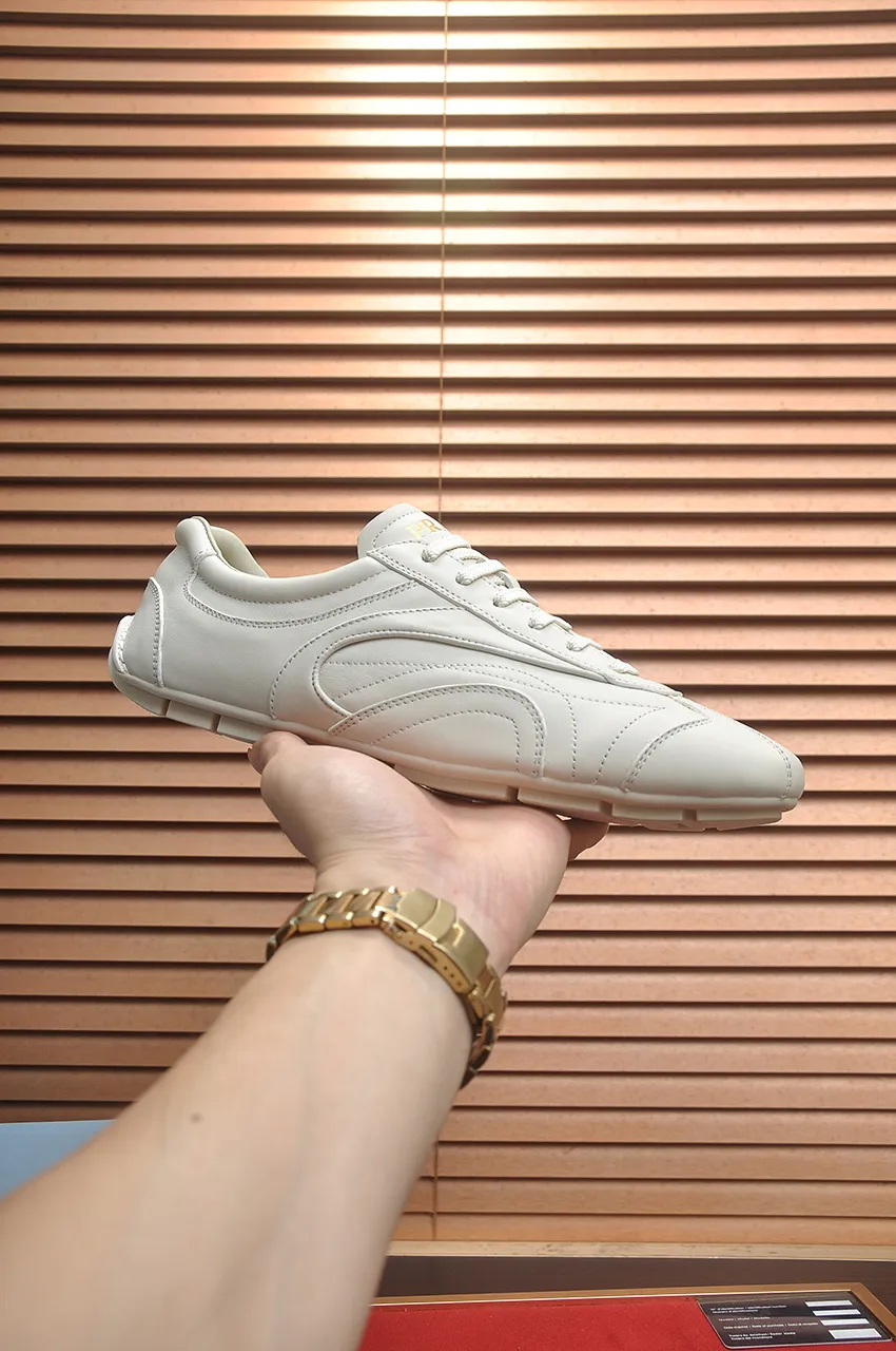 Men's shoes 💰560💶【PRADA】Prada casual shoes for couples, originally developed 1:1, made of high-mercerized cowhide with imported cowhide, silk sheepskin lining, rubber outsole, comfortable and soft on the feet, size for women: 35 to 40. Male 38 to 48💰🔥🔥🔥🔥🔥